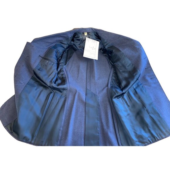 USAF Air Force Mens Staff Sergeant Blue Wool Military Uniform Jacket 40L Vintage - Picture 3 of 12